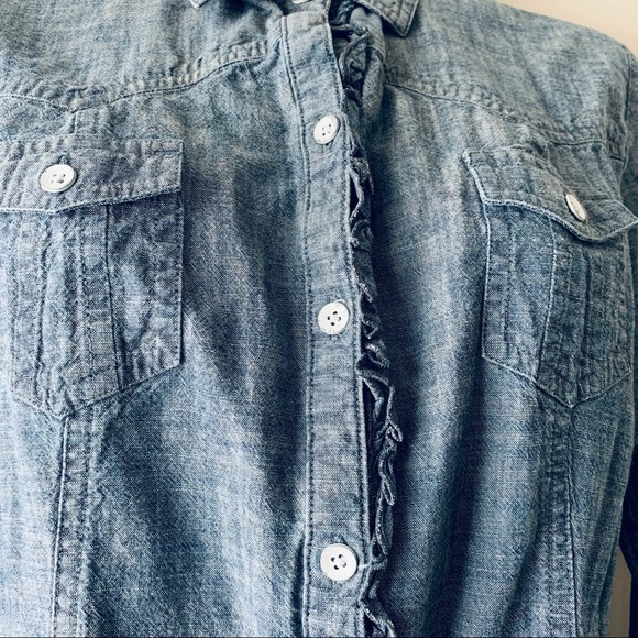 GAP chambray shirt size M - Picture 8 of 11